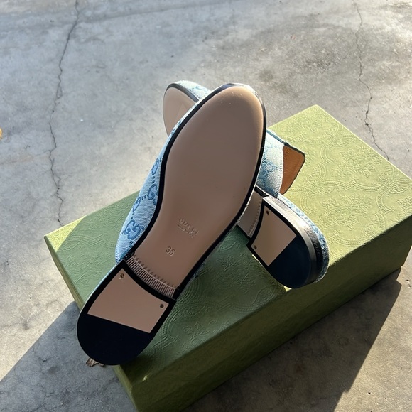 Gucci Logo Canvas Princetown Mule - Picture 6 of 8